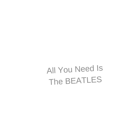 ​All You Need Is The Beatles - 50 Years of the White Album
