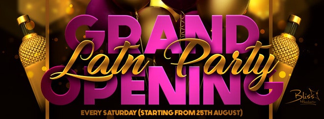Latin Party Manchester – Every Saturday @ Club Bliss