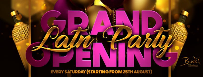 Latin Party Manchester - Every Saturday @ Club Bliss
