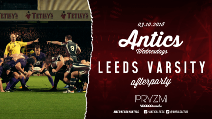 Official Antics Varsity afterparty at PRYZM