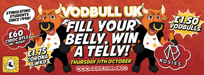 {SOLD OUT!!!!} Fill your belly, Win a telly!! 11th Oct!!