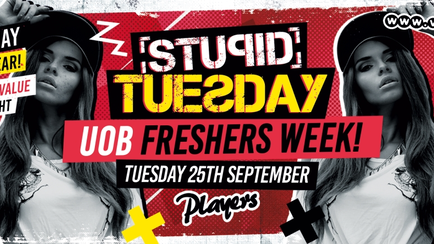 Stupid Tuesday – 100 on the door from 10:30pm – TONIGHT!