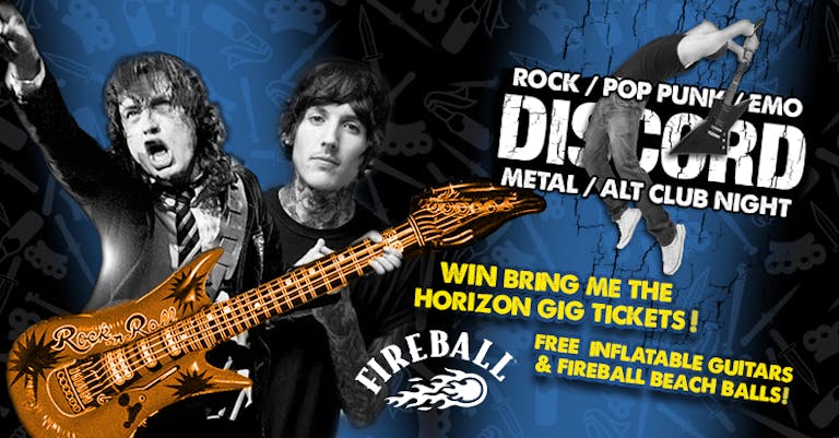 Hot Air Guitar & Inflatables Party at Discord! WIN BMTH Tickets!