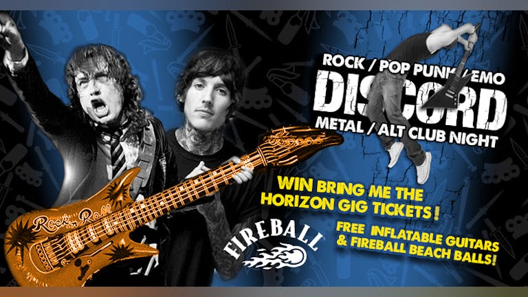 Hot Air Guitar & Inflatables Party at Discord! WIN BMTH Tickets!