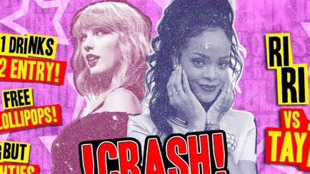 CRASH – The Ri Ri vs Tay Tay Smash-Up! 2 4 1 Drinks / £2 Entry!