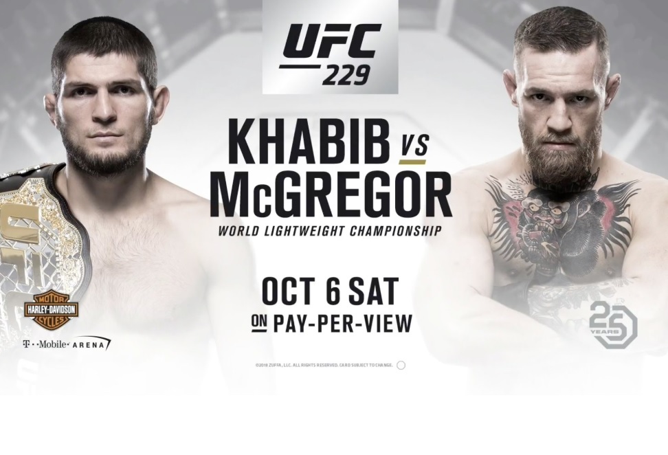 Ufc 229 What Channel Is Mcgregor Fight On Tonight UFC 229 Khabib