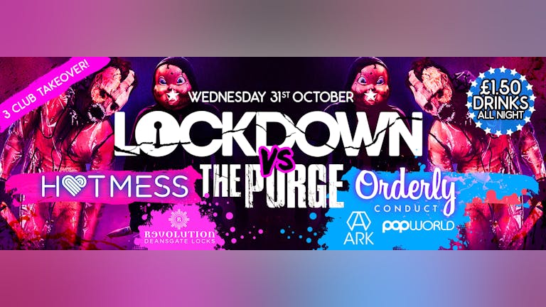 HOTMESS vs ORDERLY CONDUCT! Lockdown Halloween Special - THE PURGE!