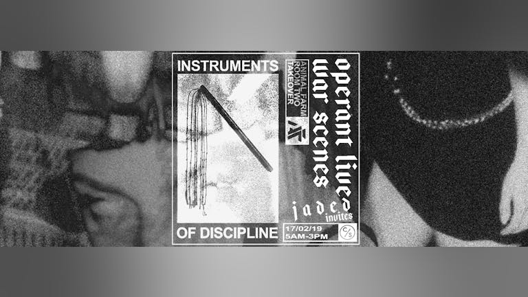 Jaded x Instruments Of Discipline: Operant live, War Scenes