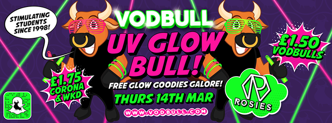 Vodbull UV GLOW Bull!! {FINAL TICKETS!!}