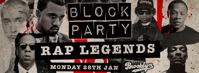 Block Party Mondays – RAP LEGENDS