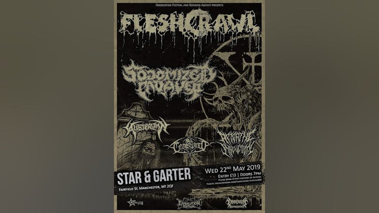 Fleshcrawl & Sodomized Cadaver @ The Star and Garter, Manchester 