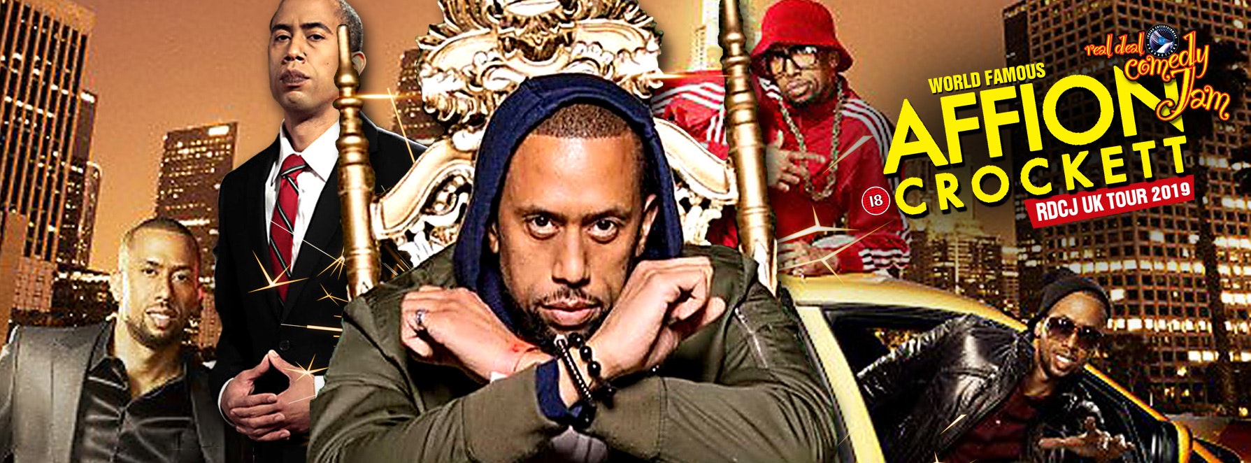 Leeds – Real Deal Comedy Jam Easter starring Affion Crockett
