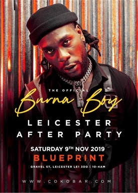 Leicester – The Official Burna Boy After Party