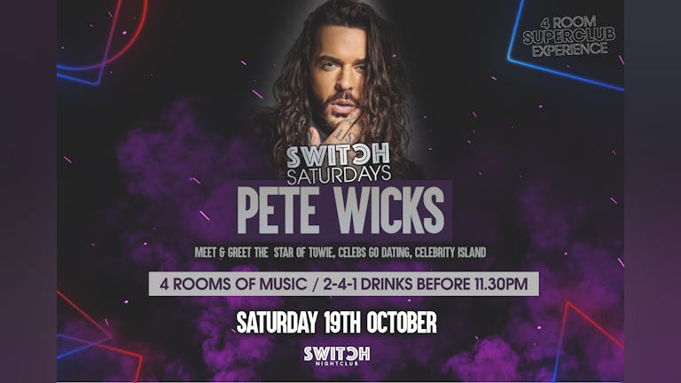 Switch Saturdays Ft Pete Wicks