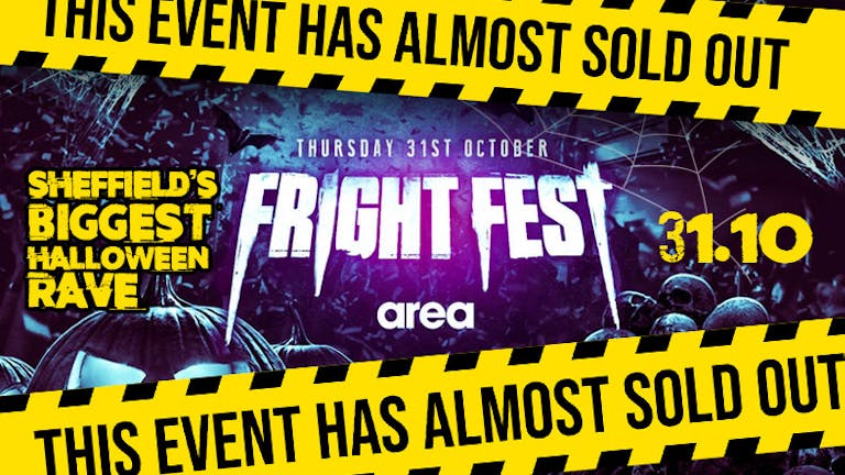 Fright Fest at Area - Sheffield Halloween 2019
