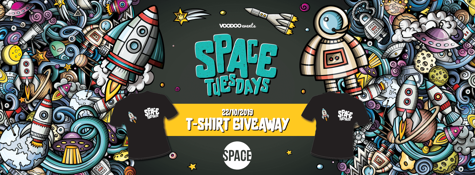 Space Tuesdays : Leeds – T Shirt Giveaway