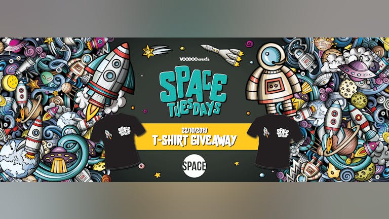 Space Tuesdays : Leeds - T Shirt Giveaway