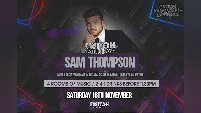Switch Saturdays - Ft Sam Thompson 16th Nov