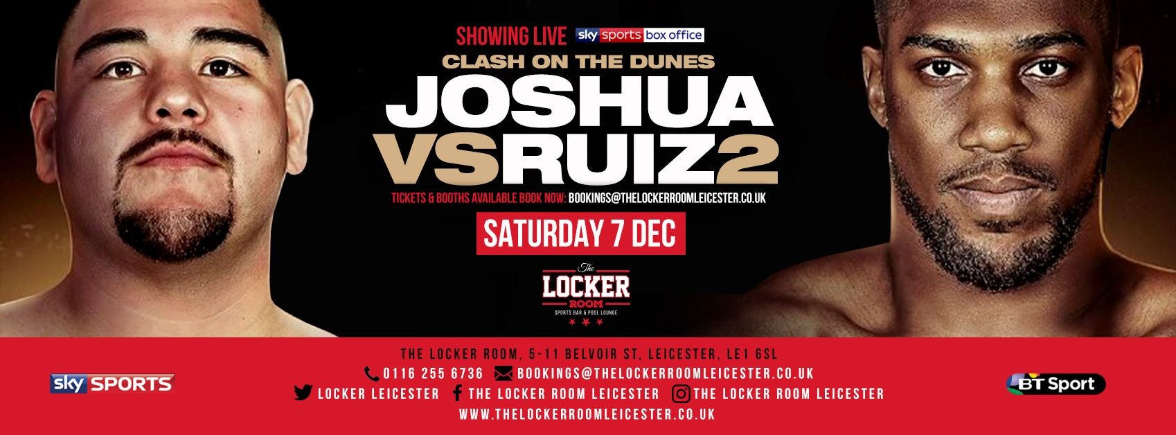 Joshua Vs Ruiz #2 – Clash on the Dunes