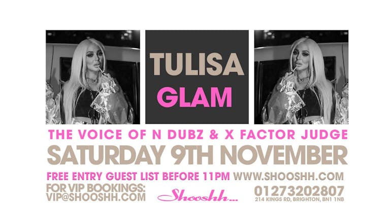 N - DUBZ Tulisa Hosts GLAM at Shooshh Saturday 09.11