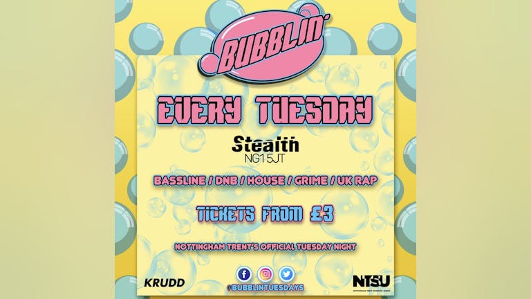 Bubblin' Tuesdays - Drum n Bass Special @ Stealth
