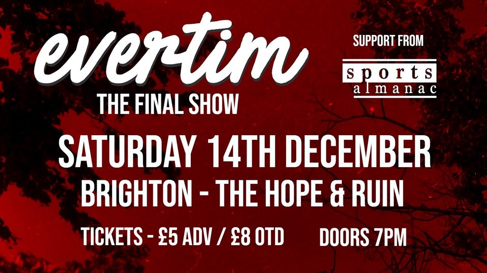 Evertim (The Final Show) + Last Seen Alive + Sports Almanac