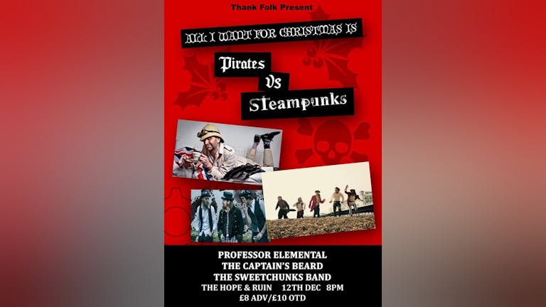 Professor Elemental + The Captain's Beard + The Sweetchunks band