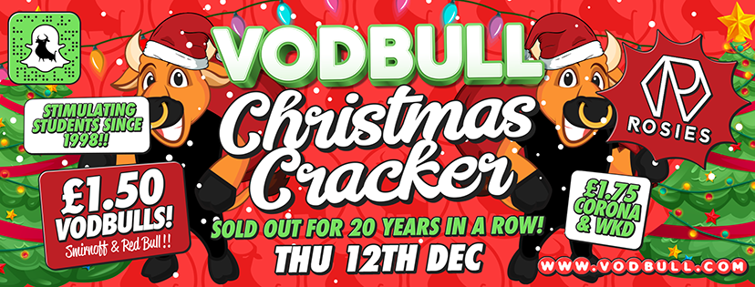 Vodbull **200 TICS ON THE DOOR** ☃️ CHRISTMAS CRACKER!! ☃️