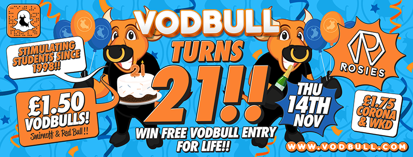Vodbull ***SOLD OUT!!*** TURNS 21!!