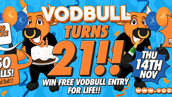 Vodbull ***SOLD OUT!!*** TURNS 21!!