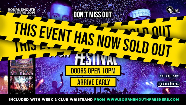 Bournemouth Freshers Festival w/ Aitch & Dig Dat at O2 Academy // Bournemouth Freshers 2019 