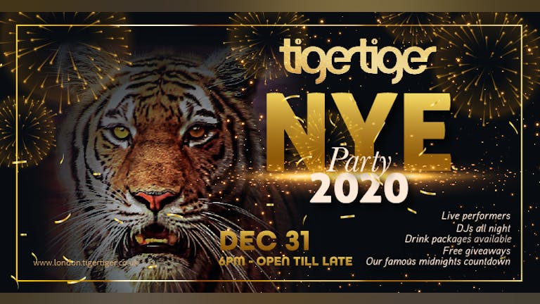 The Midnight Countdown - New Year's Eve at Tiger Tiger
