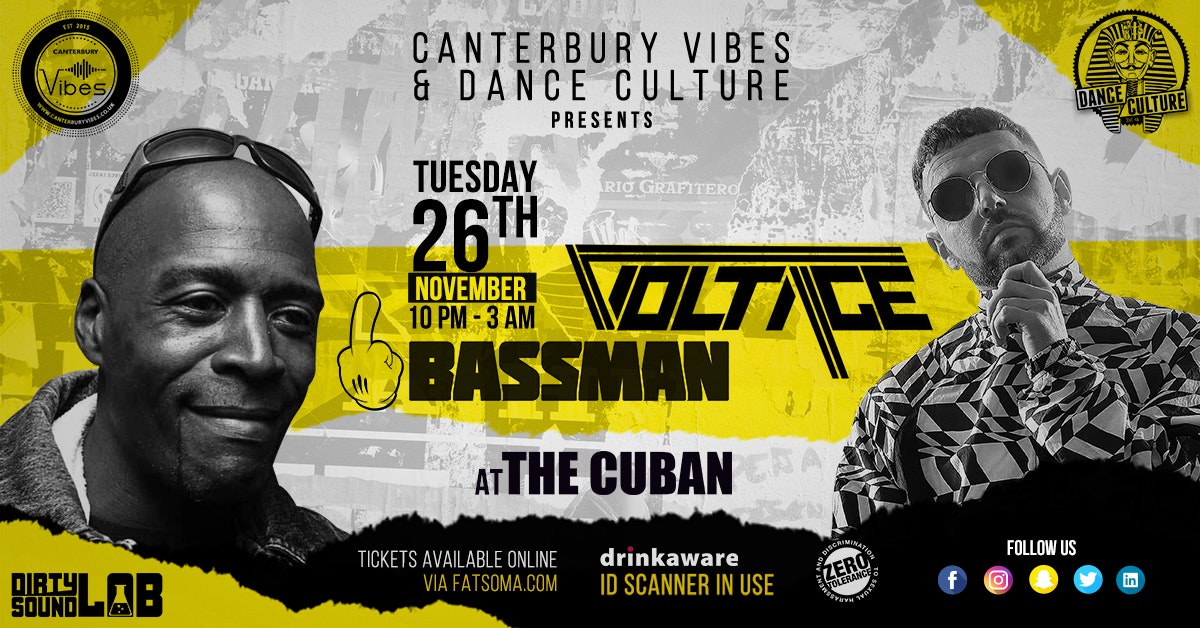 Canterbury Vibes & Dance Culture – Voltage & Bassman at The Cuban DNB Takeover Canterbury