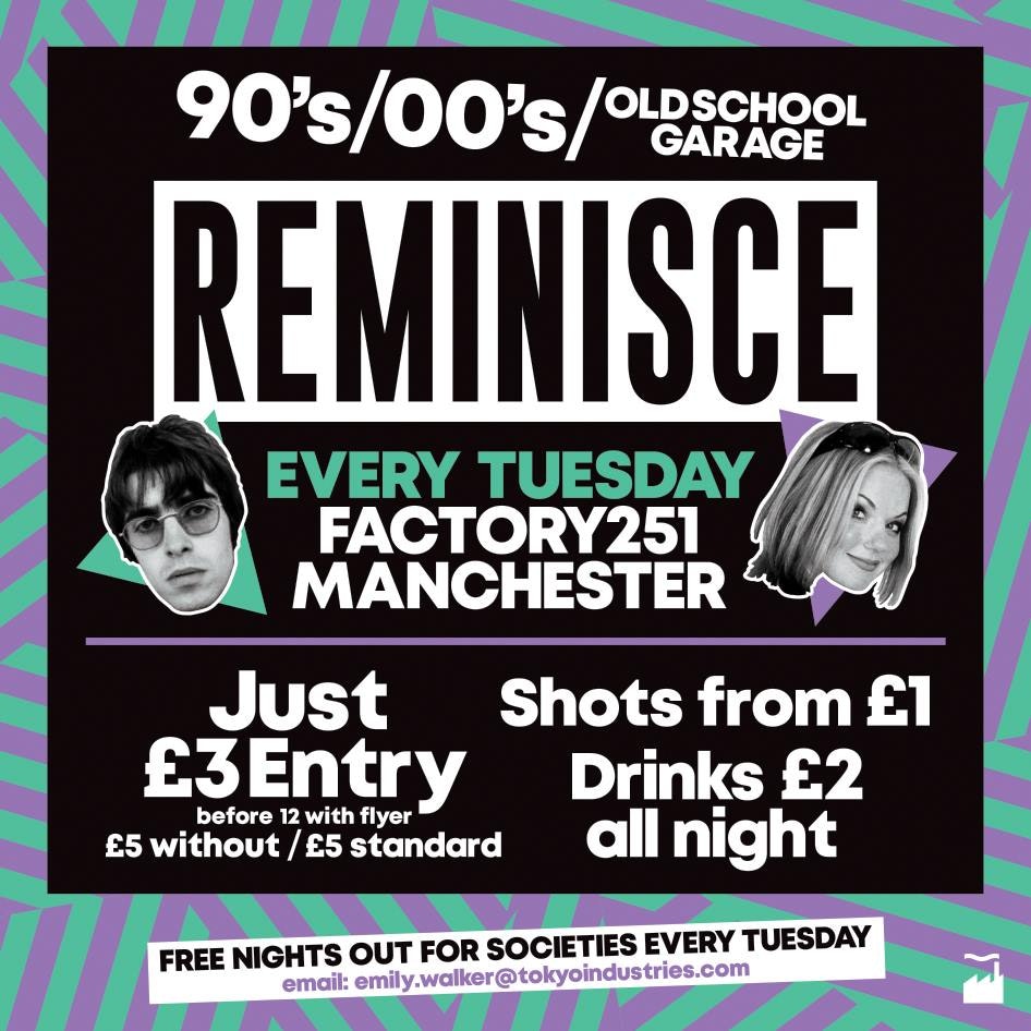 FREE PARTY! Reminisce 19/11/19