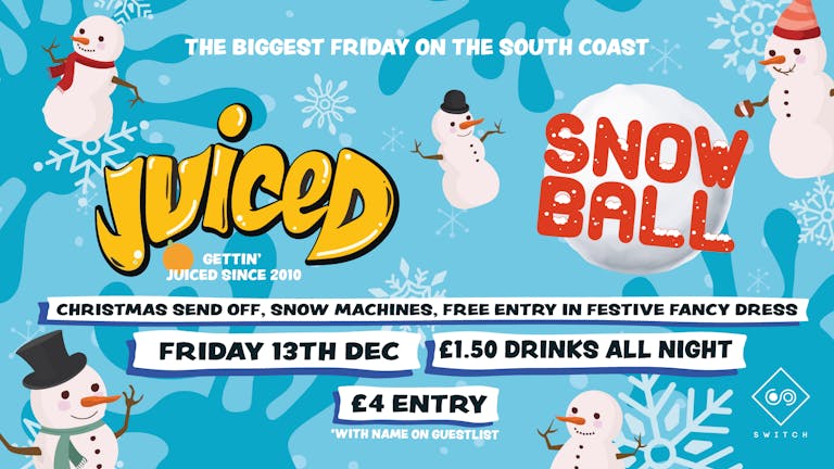 Juiced: Snow Ball - £1.50 Drinks