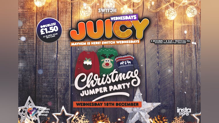  Juicy Wednesdays Presents Christmas Jumper Party