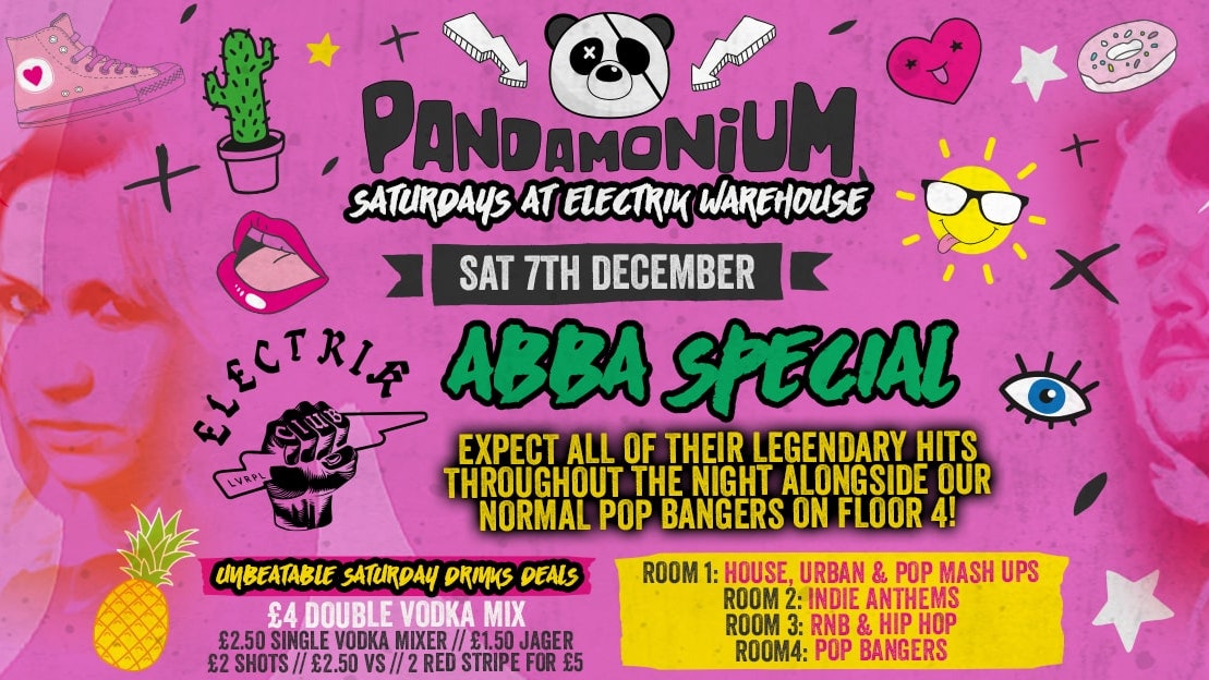 Pandamonium Saturdays – ABBA Special on Pop Floor!