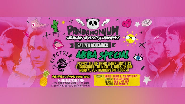 Pandamonium Saturdays - ABBA Special on Pop Floor!