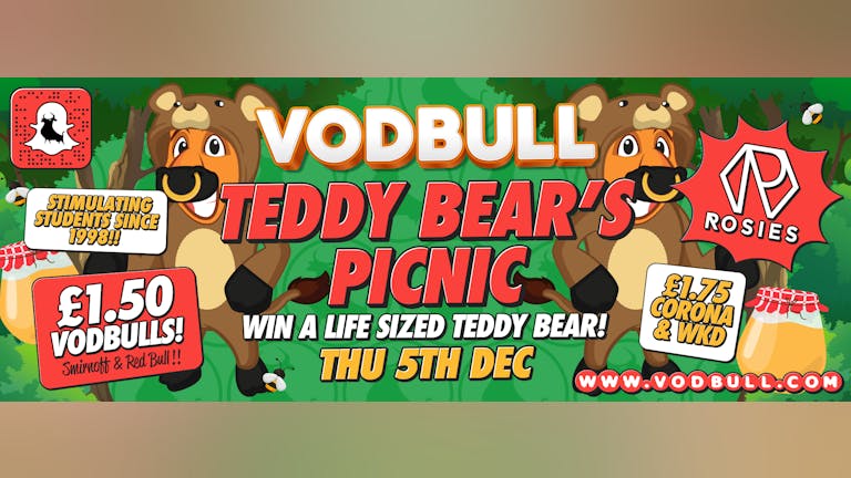 Vodbull 🧸***200 tics on the door***🧸 Teddy Bears' Picnic!! 🧸