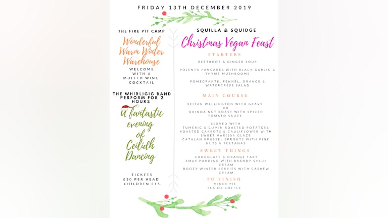 Christmas Vegan Feast & Ceilidh Party 
