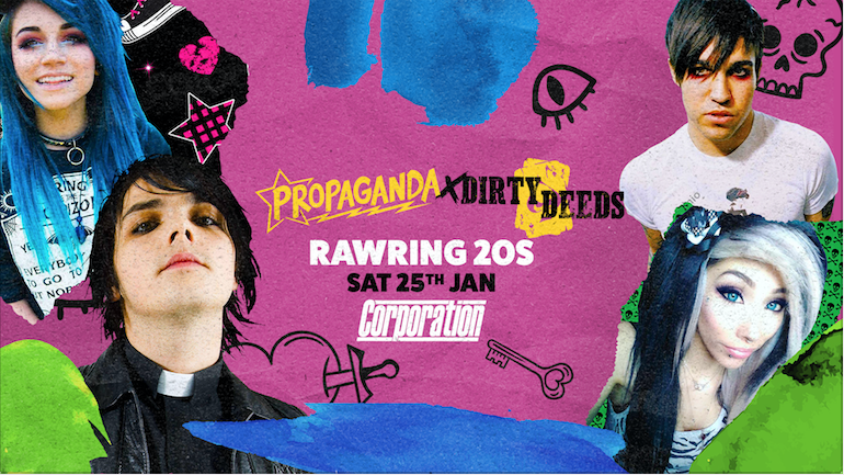 Propaganda Sheffield & Dirty Deeds – Rawring 20s