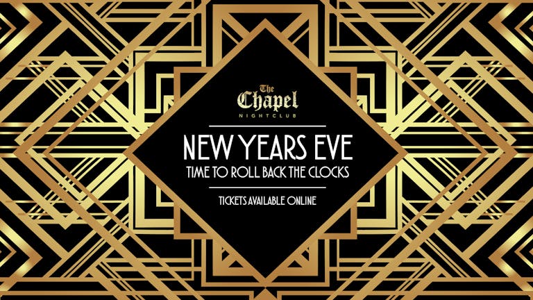 NYE 2019 - Time to Roll Back the Clocks - 20's style