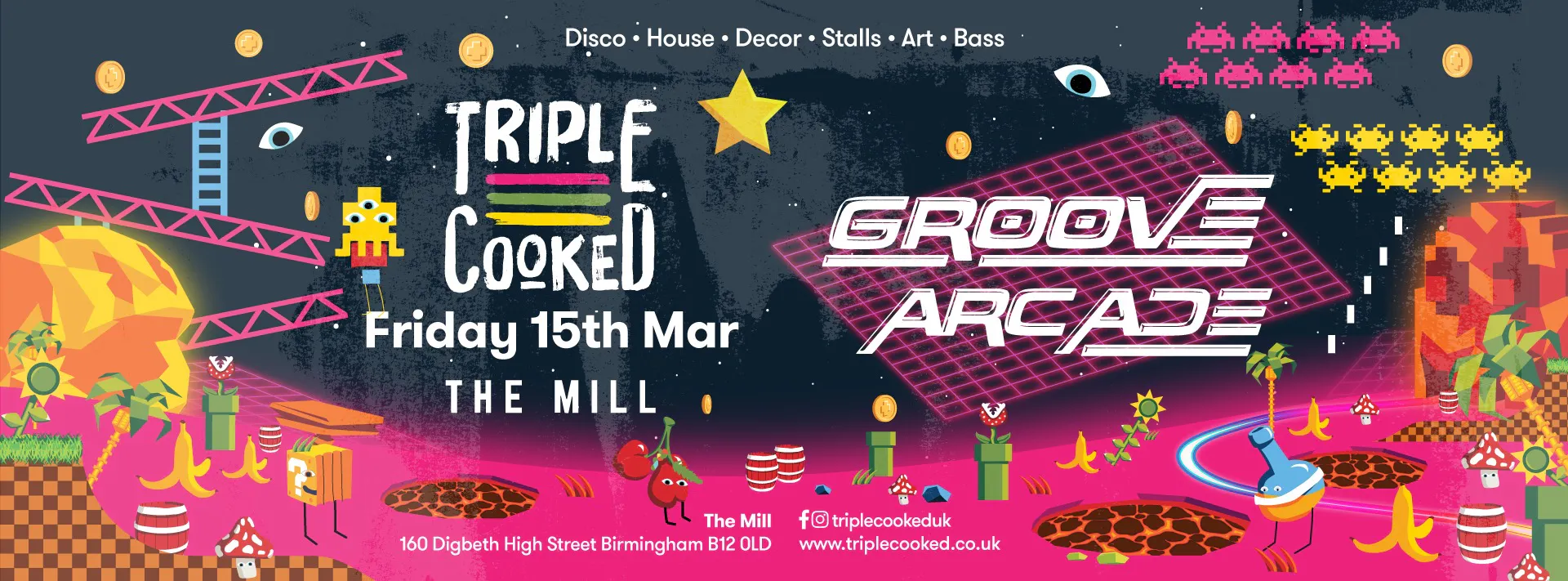 Triple Cooked: Birmingham - Groove Arcade at The Mill, Digbeth ...
