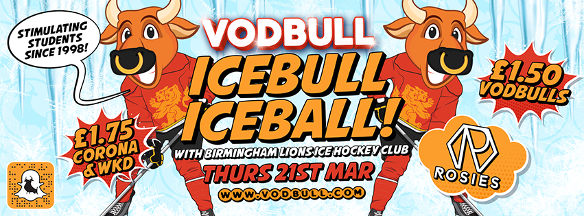 Vodbull ICEBULL ICEBALL {FINAL TICKETS!!}