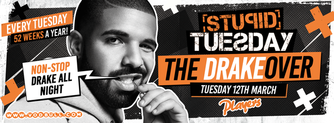 ⭐ Stuesday – The Drakeover ⭐ FINAL 25 TICKETS