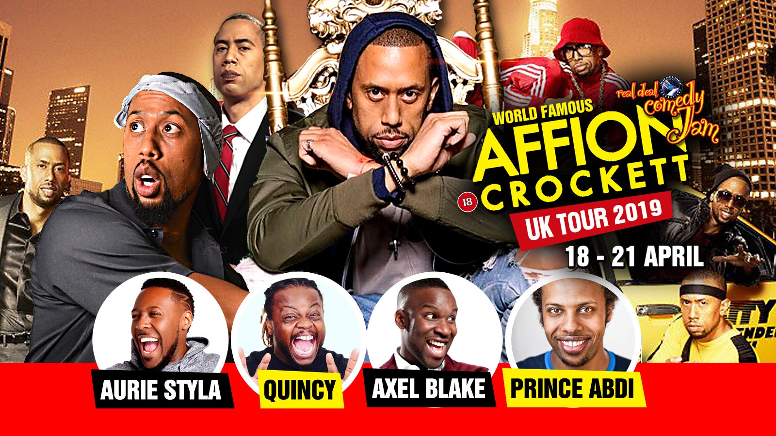 Birmingham – Real Deal Comedy Jam Easter starring Affion Crockett