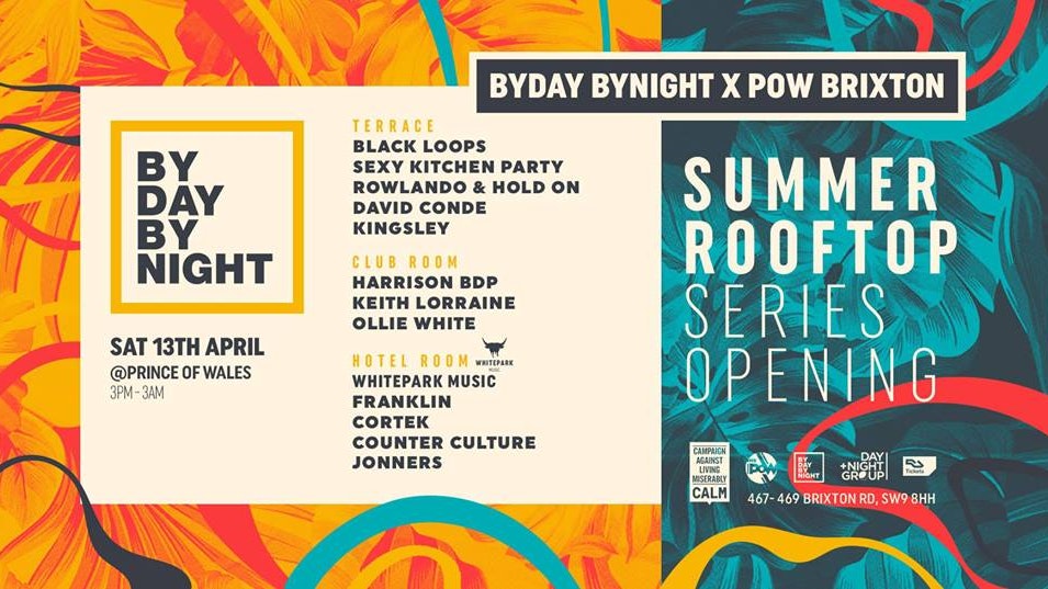 Brixton’s Rooftop Summer party series: Black Loops, Harrison BDP