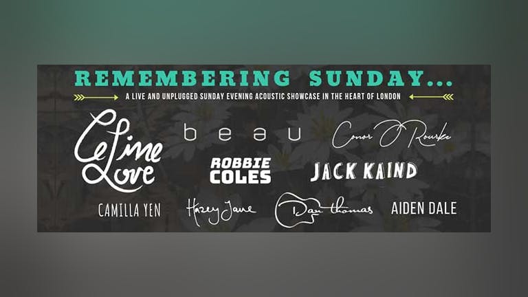 Remembering Sunday // Acoustic Showcase 