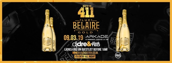 Luc BELAIRE GOLD Night! ★ VIP Bottle + Table Giveaway! ★ Ladies Free Entry Guestlist Now Full! ★ Tickets Now On Sale!