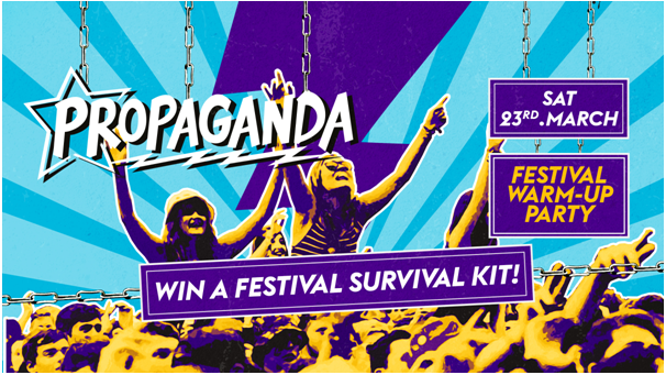Propaganda Sheffield & Dirty Deeds – Festival Warm-Up Party!